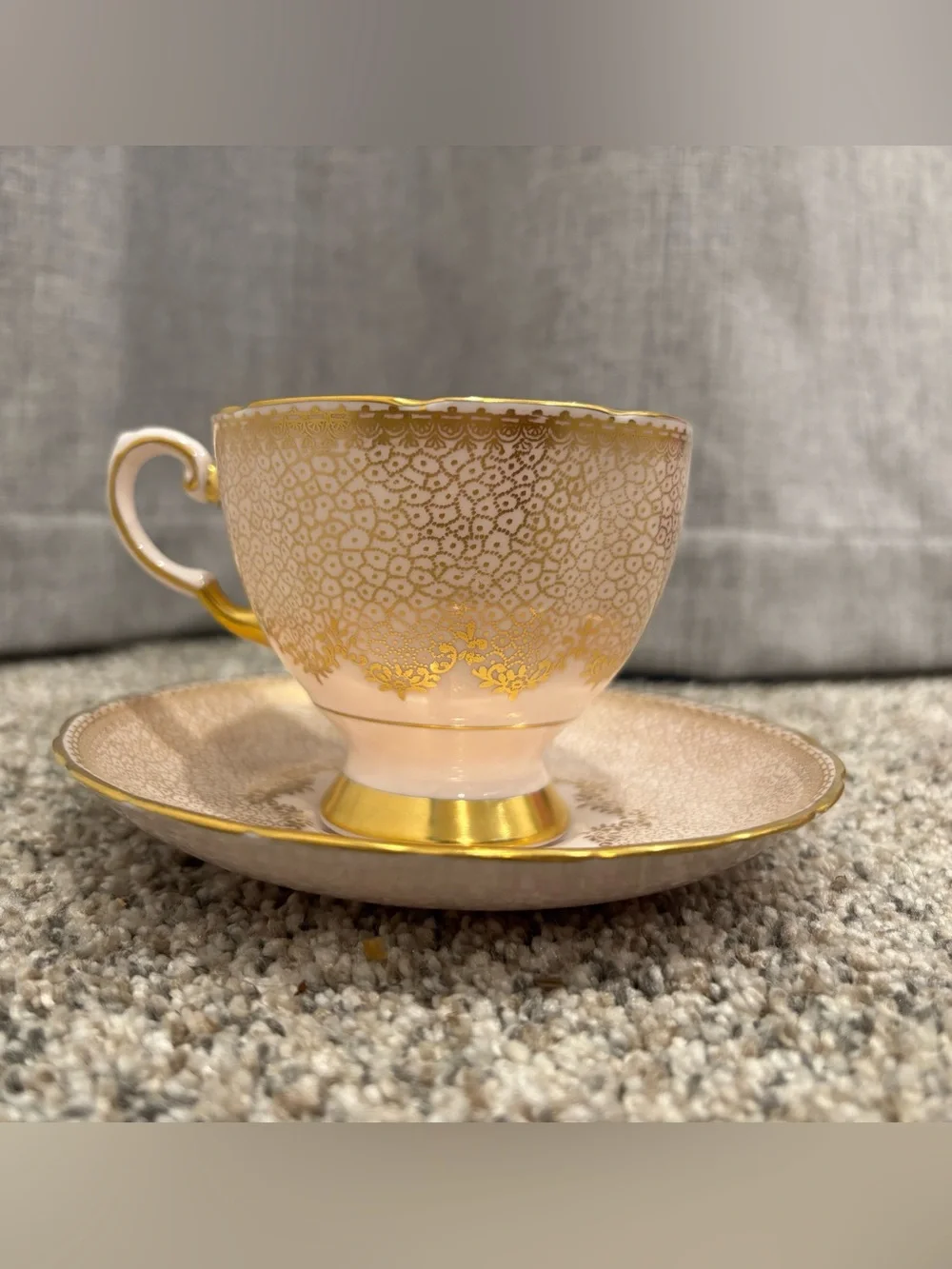 Vintage Tuscan Fine English Bone China Made in England Teacup & Saucer Set
